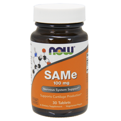 Фотография - Аденозилметионин SAM-e Now Foods 100 мг 60 таблеток