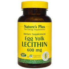 Фотография - Лецитин яєчного жовтка Egg Yolk Lecithin Nature's Plus 600 мг 90 капсул