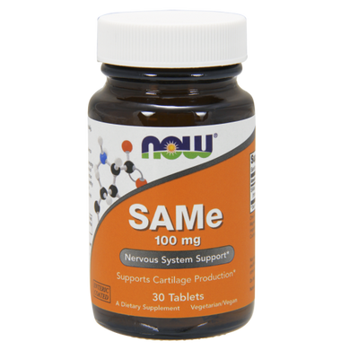 Фотография - Аденозилметионин SAM-e Now Foods 100 мг 60 таблеток