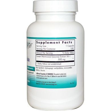 Фотография - Полин Artemisia Nutricology 100 капсул