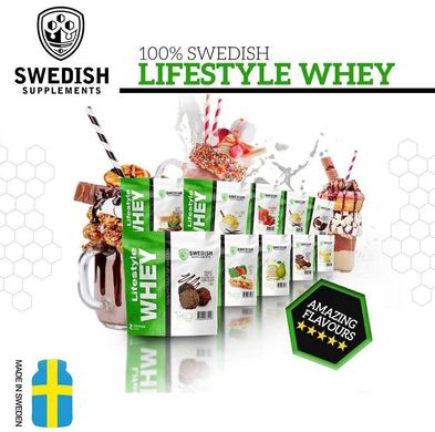 Фотография - Протеїн Lifestyle Whey Swedish Supplements яблуневий пиріг 1 кг
