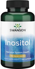 Вітамін В8 Інозитол Inositol Swanson 650 мг 100 капсул