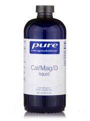 Кальцій Магній Вітамін D Cal/Mag/D liquid Pure Encapsulations 480 мл