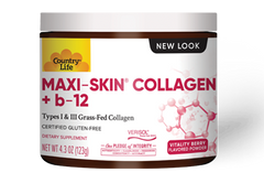 Колаген + вітамін В12 Maxi-Skin +B12 Country Life 123 г