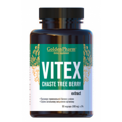 Вітекс Авраамове дерево Vitex Golden Pharm 500 мг 90 капсул