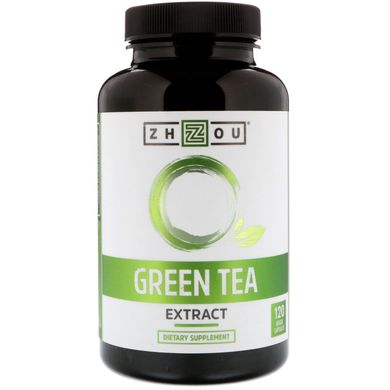 Экстрат зеленого чая Green Tea Extract Zhou Nutrition 120 капсул