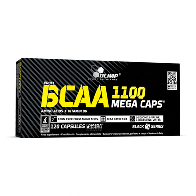 Амінокислота BCAA 1100 Mega Caps Olimp Nutrition 120 капсул