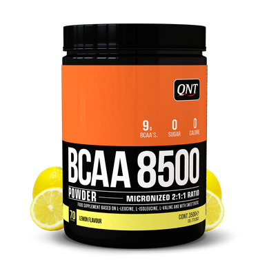 Аминокислоты BCAA Powder 8500 QNT лимон 350 г