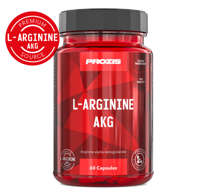 L-аргинин L-Arginine AKG Prozis 60 капсул