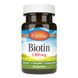 Витамин В7 Биотин Biotin Carlson Labs 5000 мкг 50 капсул