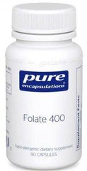Фотография - Витамин В9 Фолат Folate Pure Encapsulations 400 мг 90 капсул