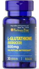 Глутатіон L-Glutathione Puritan's Pride 500 мг 30 капсул