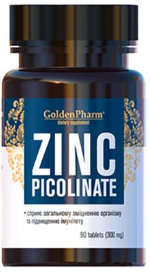 Пиколинат цинка Zinc Picolinate Golden Pharm 90 таблеток