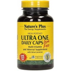 Фотография - Витамины Ultra One Daily Cups Iron Free Nature's Plus 60 капсул