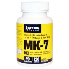 Фотография - Витамин К2 Vitamin K2 as MK-7 Jarrow Formulas 90 мкг 120 капсул