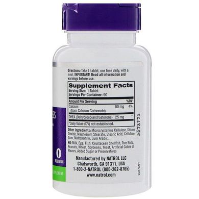 Фотография - DHEA Дегідроепіандростерон DHEA Natrol 25 мг 90 таблеток