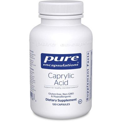 Фотография - Каприловая кислота Caprylic Acid Pure Encapsulations 120 капсул