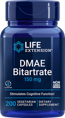 Фотография - DMAE Диметиламиноэтанол DMAE Bitartrate Life Extension 150 мг 200 капсул