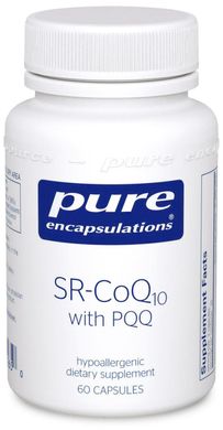 Фотография - SR-Коэнзим Q10 c Пирролохинолинхиноном SR-CoQ10 with PQQ Pure Encapsulations 60 капсул