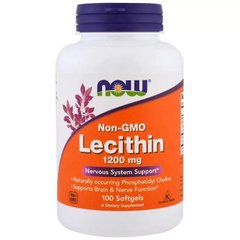 Фотография - Лецитин Lecithin Now Foods 1200 мг 400 капсул