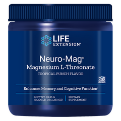Магний L-треонат Magnesium L-Threonate Neuro-Mag Life Extension 93.35 г