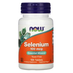 Селен Selenium Now Foods 100 мкг 100 таблеток