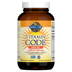 Фотография - Витамин D3 RAW D3 Vitamin Code California Gold Nutrition 2000 МЕ (50 мкг) 60 капсул