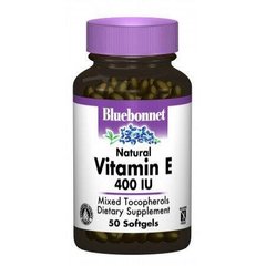 Фотография - Витамин Е Vitamin E 400IU Bluebonnet Nutrition 400 МЕ 50 капсул