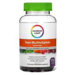 Фотография - Витамины для подростков Teen Multivitamin Rainbow Light 120 жевательных конфет