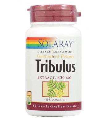 Фотография - Трибулус Tribulus Extract Solaray для мужчин 450 мг 60 капсул