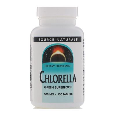 Фотография - Хлорела Chlorella Source Naturals 500 мг 100 таблеток