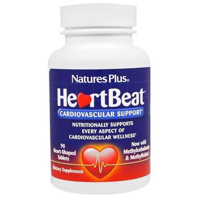 Фотография - Укрепление сердечно-сосудистой системы HeartBeat Cardiovascular Support Nature's Plus 90 таблеток
