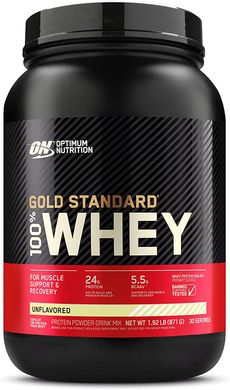 Фотография - Протеин 100% Whey Gold Standard Natural Optimum Nutrition без вкуса 871 г