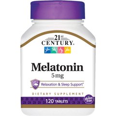 Фотография - Мелатонін Melatonin 21st Century 5 мг 120 таблеток