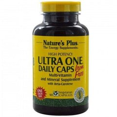 Фотография - Витамины Ultra One Daily Cups Iron Free Nature's Plus 60 капсул