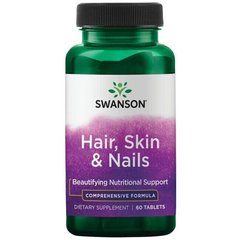 Фотография - Формула для кожи, волос и ногтей Hair, Skin & Nails Swanson 60 таблеток