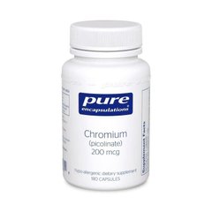 Хром пиколинат Chromium picolinate Pure Encapsulations 200 мкг 60 капсул