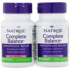 Фотография - Менопауза повний комплекс Complete Balance Menopause Relief Natrol 2 банки з 30 капсул