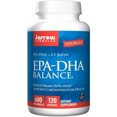 Фотография - Риб'ячий жир EPA-DHA Balance Jarrow Formulas 120 капсул