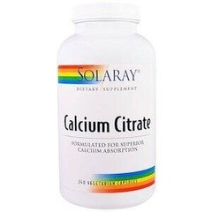 Цитрат кальция Calcium Citrate Solaray 1000 мг 240 капсул