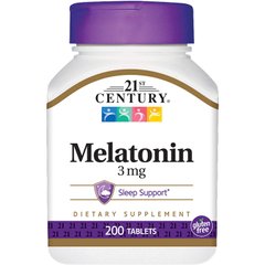Фотография - Мелатонин Melatonin 21st Century 3 мг 200 таблеток