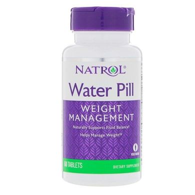 Фотография - Сечогінний засіб Water Pill Natrol 60 таблеток