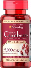 Журавлина One A Day Cranberry Puritan's Pride 500 мг 120 капсул