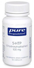 5-HTP 5- гідрокси L-триптофан Pure Encapsulations 100 мг 60 капсул