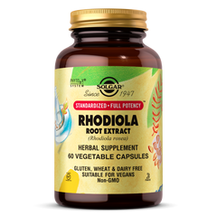 Родіола рожева Rhodiola Root Solgar екстракт 60 капсул