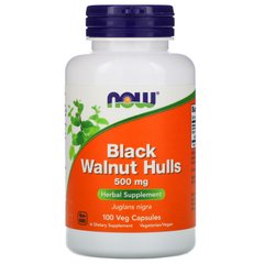 Чорний горіх Black Walnut Now Foods 500 мг 100 капсул