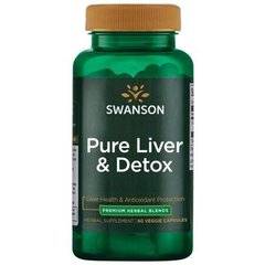 Фотография - Підтримка і детоксикація печінки Ultra Pure Liver and Detox Swanson 60 капсул