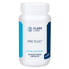 Цинк Zinc Plus Klaire Labs 60 капсул