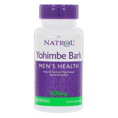 Йохимбе Yohimbe Bark Natrol 500 мг 90 капсул