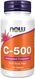Фотография - Витамин С с шиповником C-500 With Rose Hips Now Foods 500 мг 100 таблеток